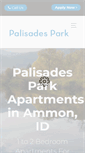 Mobile Screenshot of palisadesparkapartments.com